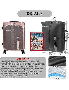 Bolsas de Vacío YEEKORO 2 PACK Negro 43x33 cm Reutilizables 2