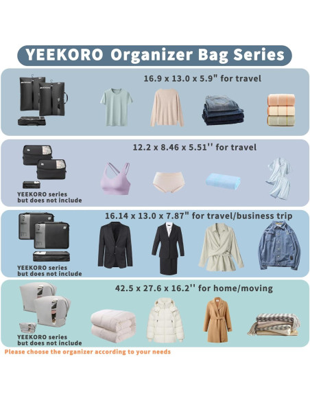 Bolsas de Vacío YEEKORO 2 PACK Negro 43x33 cm Reutilizables Bolsas de Vacío YEEKORO 2 PACK Negro 43x33 cm Reutilizables