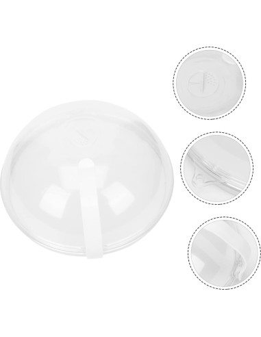 Tapa para Microondas Wakauto 26cm con Ventilación y Bandeja