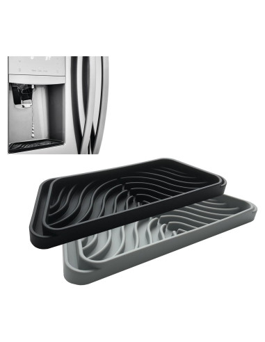 Bandeja de Goteo de Silicona FARIRICAJON 2 Piezas 20.8x7.9cm