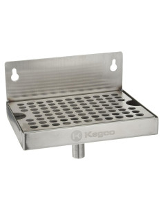 Bandeja de Goteo Montada en Pared Kegco DP-64-D 15.24 cm Acero Inoxidable
