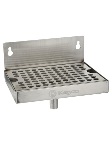 Bandeja de Goteo Montada en Pared Kegco DP-64-D 15.24 cm Acero Inoxidable Bandeja de Goteo Montada en Pared Kegco DP-64-D 15.24 cm Acero Inoxidable