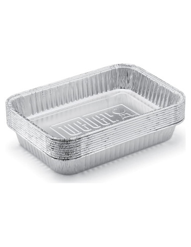 Bandejas de Goteo de Aluminio Weber 6415, Set de 10, 19.05x12.7cm