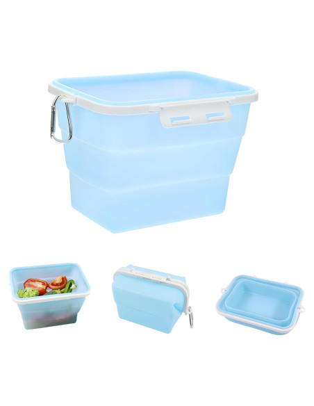 Bolsas de Silicona Reutilizables ACUDUDOMA 1 Unidad Azul Bolsas de Silicona Reutilizables ACUDUDOMA 1 Unidad Azul