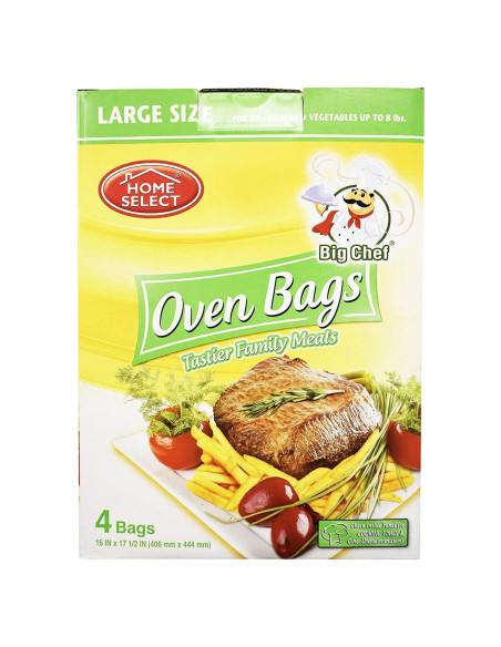 Bolsas para Horno Home Select 40.6x44.5 cm 4 Unidades Bolsas para Horno Home Select 40.6x44.5 cm 4 Unidades