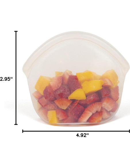 Bolsas Hugger de Silicona Reutilizables 384 ml - Food Huggers Bolsas Hugger de Silicona Reutilizables 384 ml - Food Huggers