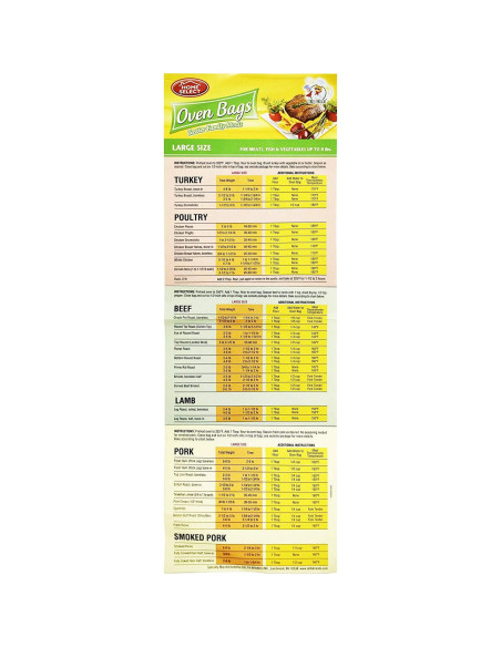 Bolsas para Horno Home Select 40.6x44.5 cm 4 Unidades Bolsas para Horno Home Select 40.6x44.5 cm 4 Unidades