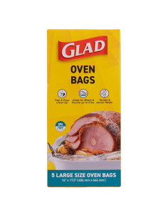 Bolsas de Horno Grande Glad - 40.6 x 44.5 cm - 5 Unidades