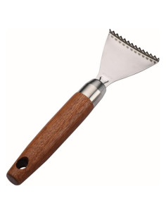 Escalador de Pescado ADORAMBLING Acero Inoxidable Mango Madera
