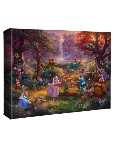 Lienzo Enmarcado Disney Robin Hood Thomas Kinkade 20x25 cm