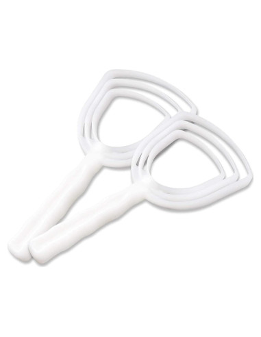 Raspador de Polvo de Hueso BOLEXINO - 2 Paquetes, Polietileno Blanco