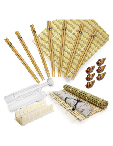 Kit de Hacer Sushi Mr Tazoi - Set Completo 18 Piezas