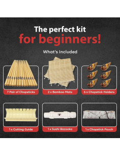 Kit de Hacer Sushi Mr Tazoi - Set Completo 18 Piezas 2