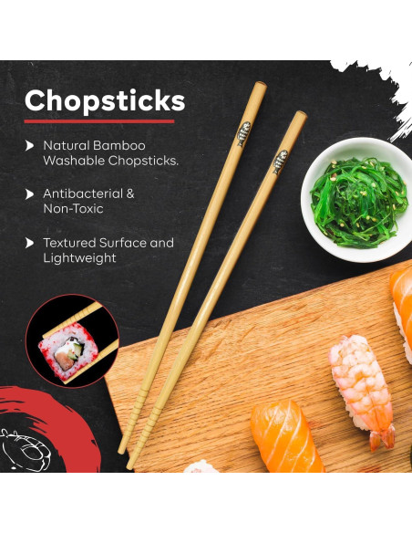 Kit de Hacer Sushi Mr Tazoi - Set Completo 18 Piezas Kit de Hacer Sushi Mr Tazoi - Set Completo 18 Piezas