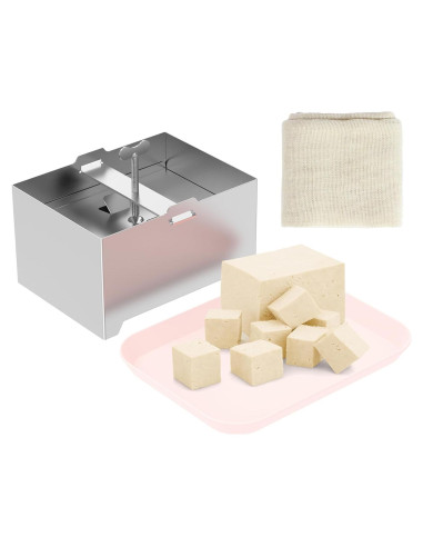 Prensa de Tofu Grande STUIPIUL Acero Inoxidable 304 Ajustable