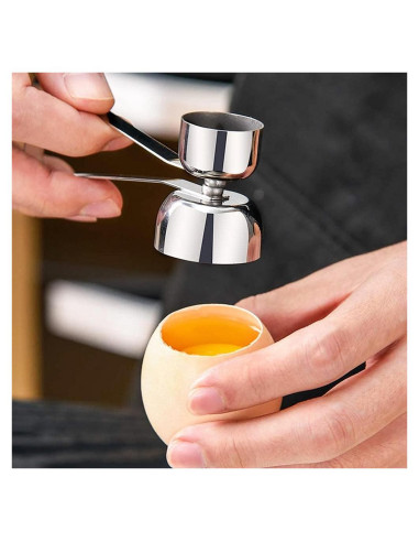 Cortador de Huevos Sagapo Acero Inoxidable 304 Doble Taza