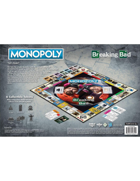 Monopoly Breaking Bad USAopoly | Juego de mesa coleccionable Monopoly Breaking Bad USAopoly | Juego de mesa coleccionable
