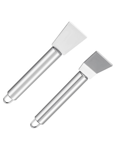 Raspadores de Acero Inoxidable 2 PCS Auhsgch - Limpieza Multifuncional