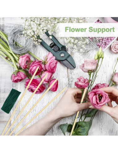 Estacas de Bambú para Jardinería 45.72 cm - 40 PCS