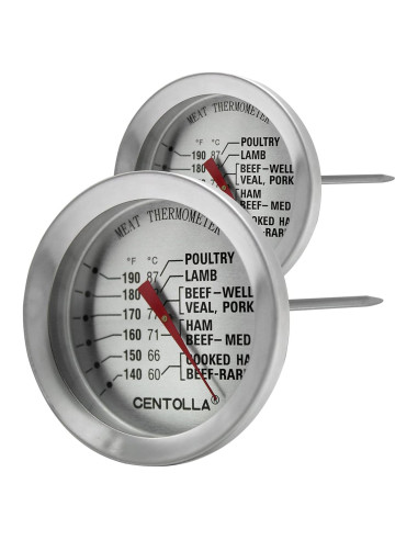 Termómetro de Carne CENTOLLA Acero Inoxidable 10.48cm