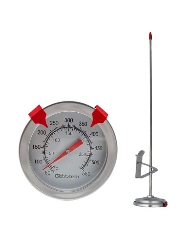 Termómetro de Profundidad de Acero Inoxidable Globotech H-15 30.48 cm