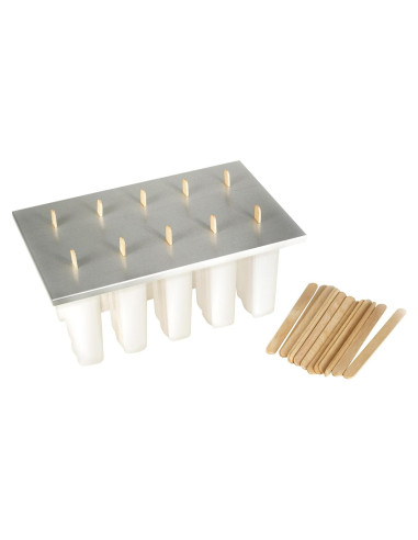 Fabricante de Paletas Congeladas Fox Run 10 Paletas 85g BPA Free