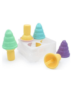 Moldes de Helado Melii Multicolor, Paquete de 4, Reutilizables