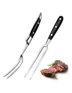 Tenedor de Tallado para Carne CHENGU 2 Piezas 30.48 cm Acero Inoxidable