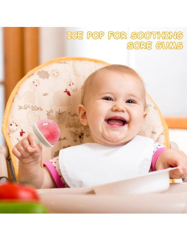 Moldes de Paletas de Silicona Socub - 4 Cavidades para Bebés
