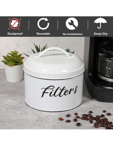 Soporte para Filtros de Café Webake Blanco 16cm x 14.5cm