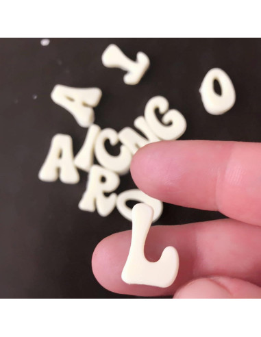 Moldes de Silicona para Chocolate BTYMS - Letras y Números 5 Piezas