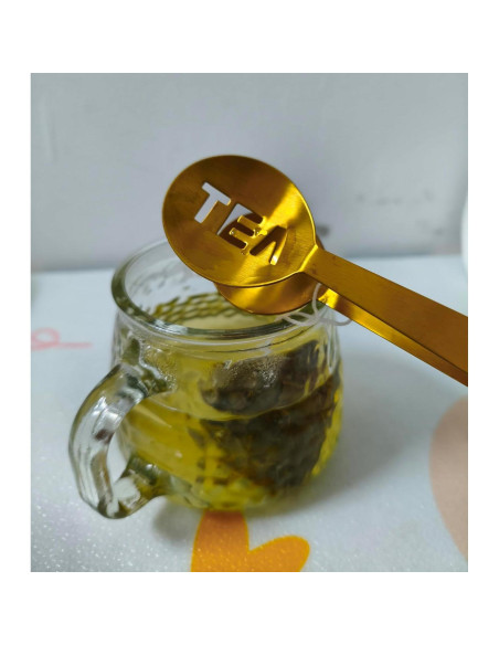 Prensador de Bolsitas de Té Genérico Acero Inoxidable Dorado Prensador de Bolsitas de Té Genérico Acero Inoxidable Dorado