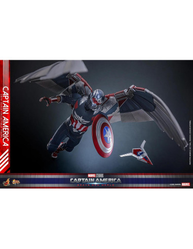 Figura Coleccionable Hot Toys Capitán América Sam Wilson 30.48 cm