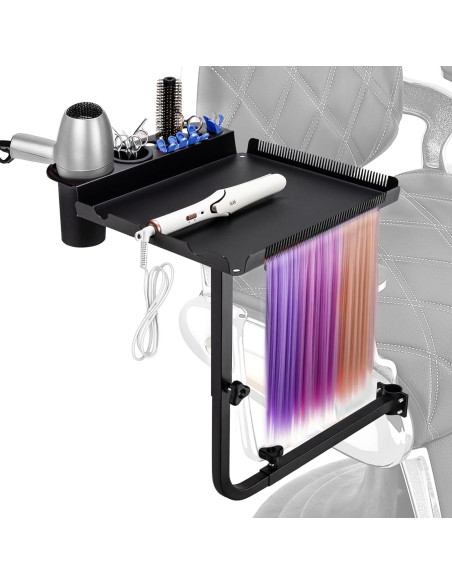 Bandeja Giratoria Ajustable Noverlife para Silla de Estilista Bandeja Giratoria Ajustable Noverlife para Silla de Estilista