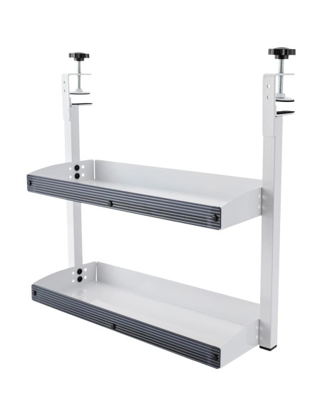 Estante de Escritorio Clip-on GUDBYWXB 2 Niveles Blanco Estante de Escritorio Clip-on GUDBYWXB 2 Niveles Blanco