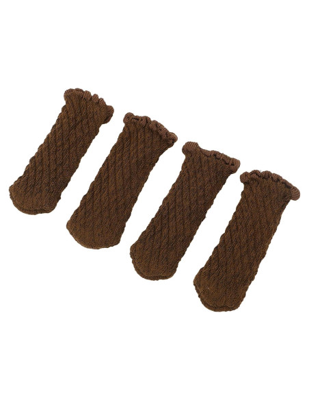 Fundas Protectores para Patas de Silla EVGATSAUTO 20 Pcs Chocolate Fundas Protectores para Patas de Silla EVGATSAUTO 20 Pcs Chocolate