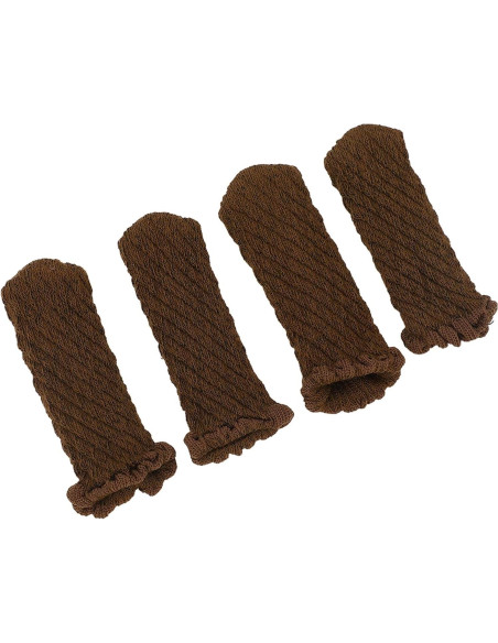 Fundas Protectores para Patas de Silla EVGATSAUTO 20 Pcs Chocolate Fundas Protectores para Patas de Silla EVGATSAUTO 20 Pcs Chocolate