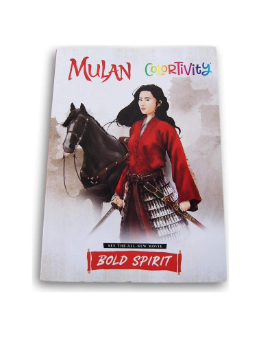 Libro de Colorear Mulan - 64 Páginas Actividades Diversión