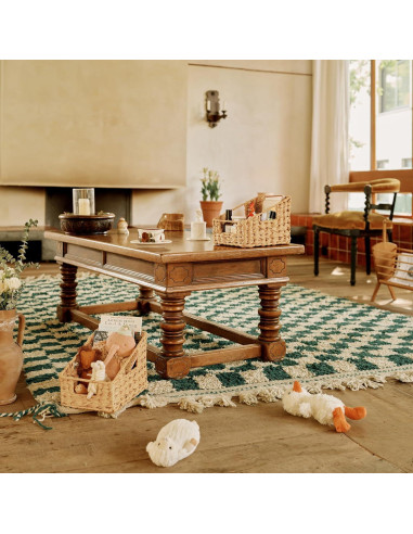 Cestas de Mimbre GRANNY SAYS con Asas - Set de 2 Trapezoides