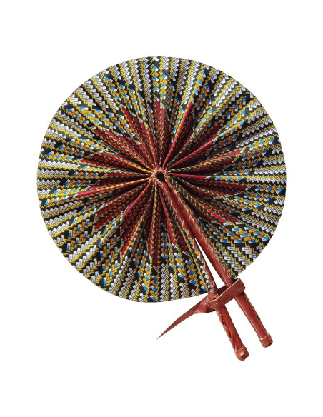Abanico Plegable Dupsie's Kente Africana 27.94 cm Abanico Plegable Dupsie's Kente Africana 27.94 cm