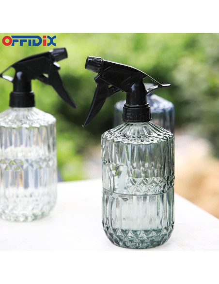 Pulverizador de Plantas OFFIDIX 430ml Vidrio Ajustable Verde Claro Pulverizador de Plantas OFFIDIX 430ml Vidrio Ajustable Verde Claro