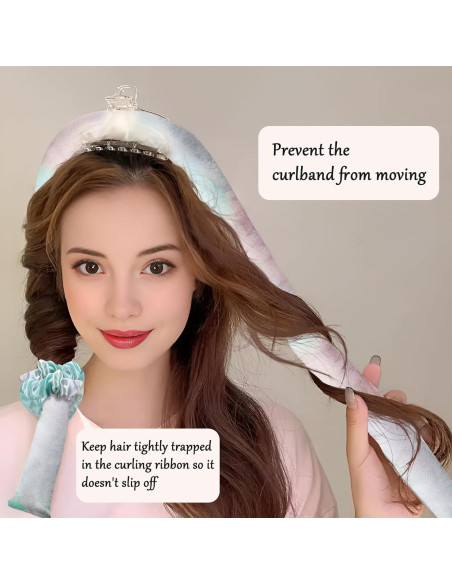 Rizador de Cabello Sin Calor KUTDEP - Diadema Ajustable para Rulos Rizador de Cabello Sin Calor KUTDEP - Diadema Ajustable para Rulos
