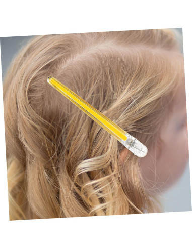 12 Clips de Corte de Cabello Transparentes Ipetboom Antideslizantes