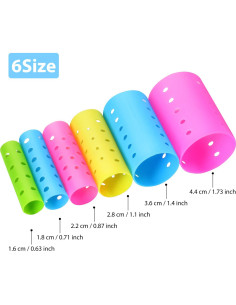 Juego de Rulos para Cabello WILLBOND 141 Piezas Multicolor 2