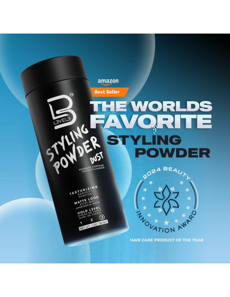 Polvo de Estilo L3 Nivel 3 para Hombres 30g - Acabado Mate Polvo de Estilo L3 Nivel 3 para Hombres 30g - Acabado Mate