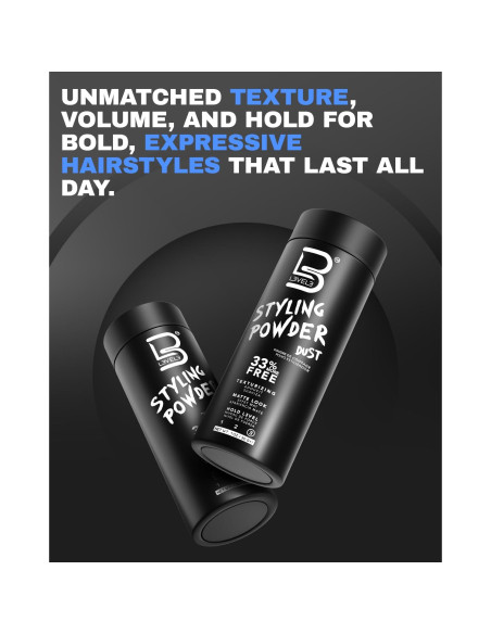 Polvo de Estilo L3 Nivel 3 para Hombres 30g - Acabado Mate Polvo de Estilo L3 Nivel 3 para Hombres 30g - Acabado Mate
