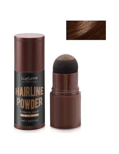 Stick de Polvo para Línea de Cabello Rosarden - Marrón Medio