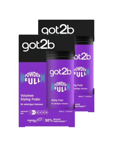 Polvo Volumizador Schwarzkopf got2b 10g - Paquete de 2