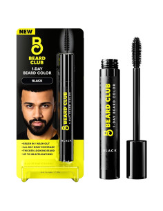 Tinte Temporal para Barbas El Club de la Barba - Negro 30 Aplicaciones