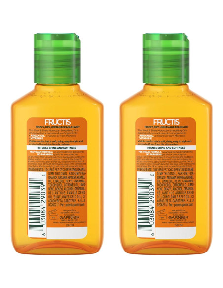 Garnier Fructis Aceite Suavizante Marroquí 110 ml - 2 Unidades Garnier Fructis Aceite Suavizante Marroquí 110 ml - 2 Unidades